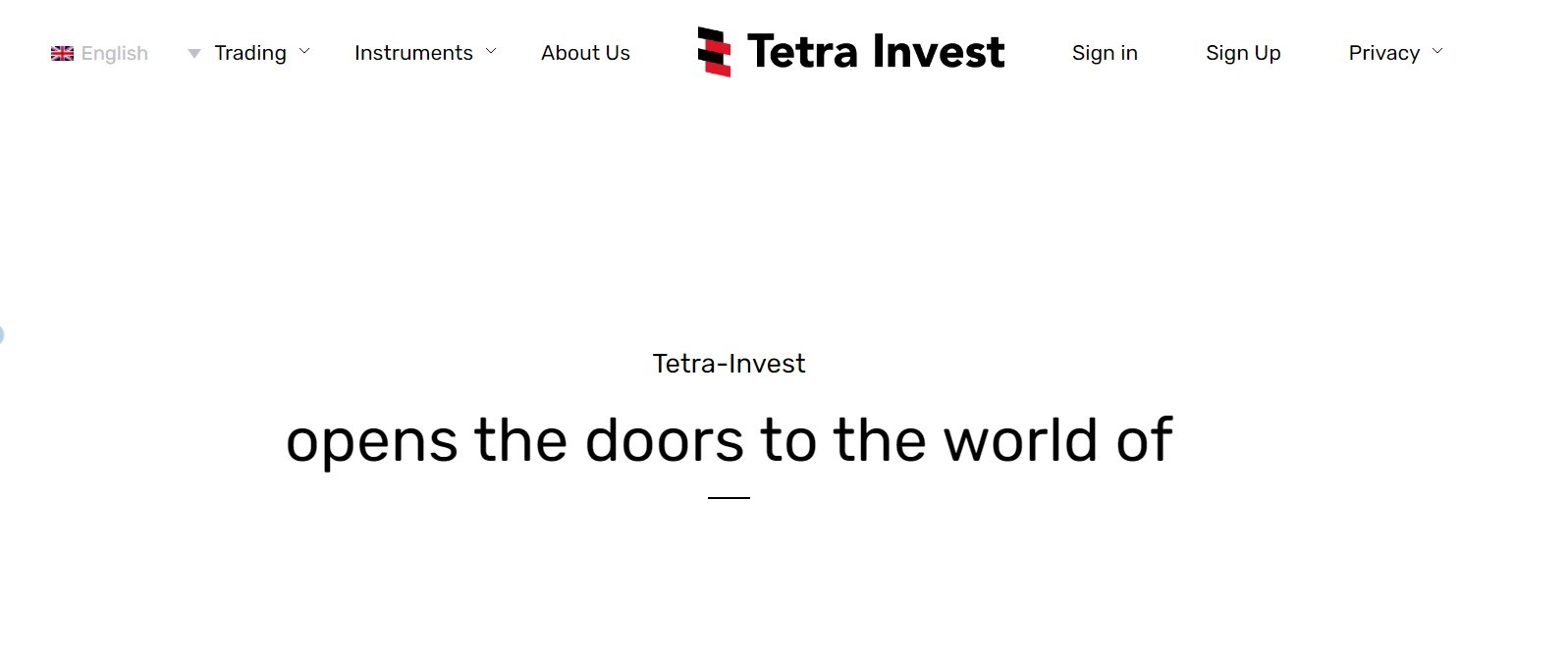 Тетра Инвест - международная инвестиционная компания