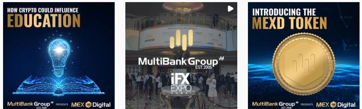 Инстаграм компании Multibank