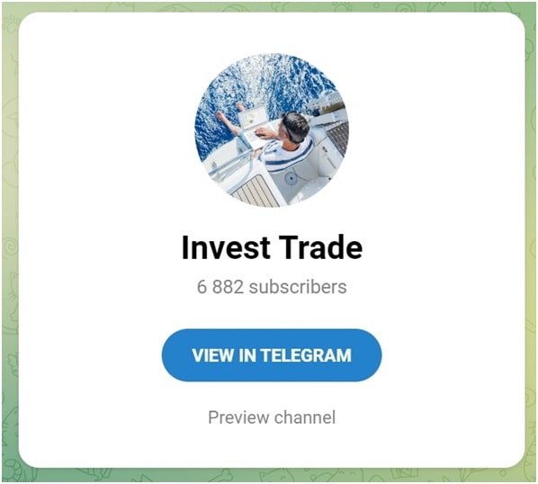 Телеграмм канал Invest Trade