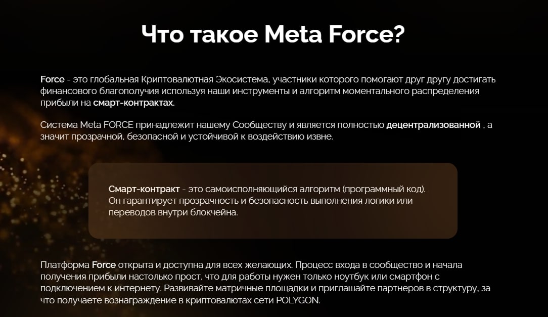 Что такое Meta Force