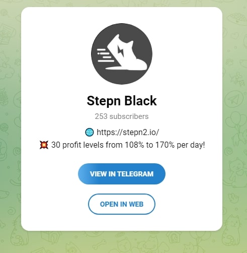 Телеграмм канал Stepnblack