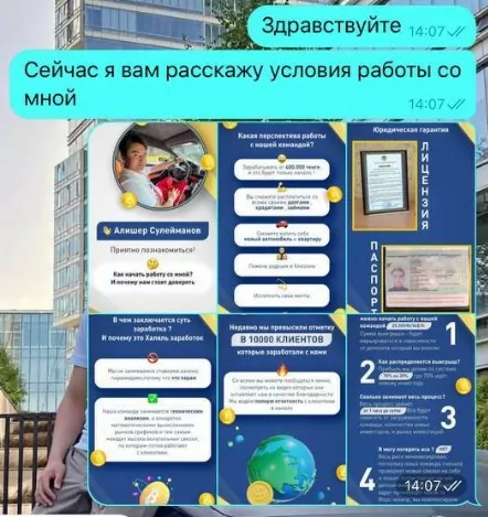 Проект Алишер Сулейманов Телеграм