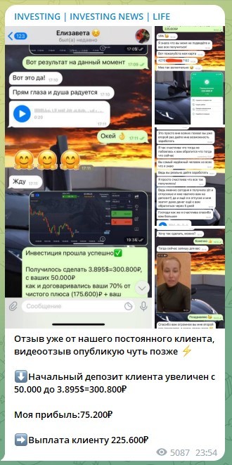 Фейковые отзывы об Алексее Кудрине в Телеграме