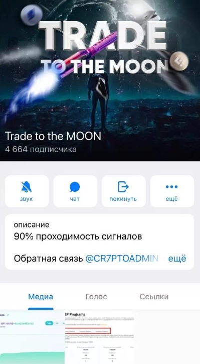 Проект Trade to the Moon статистика
