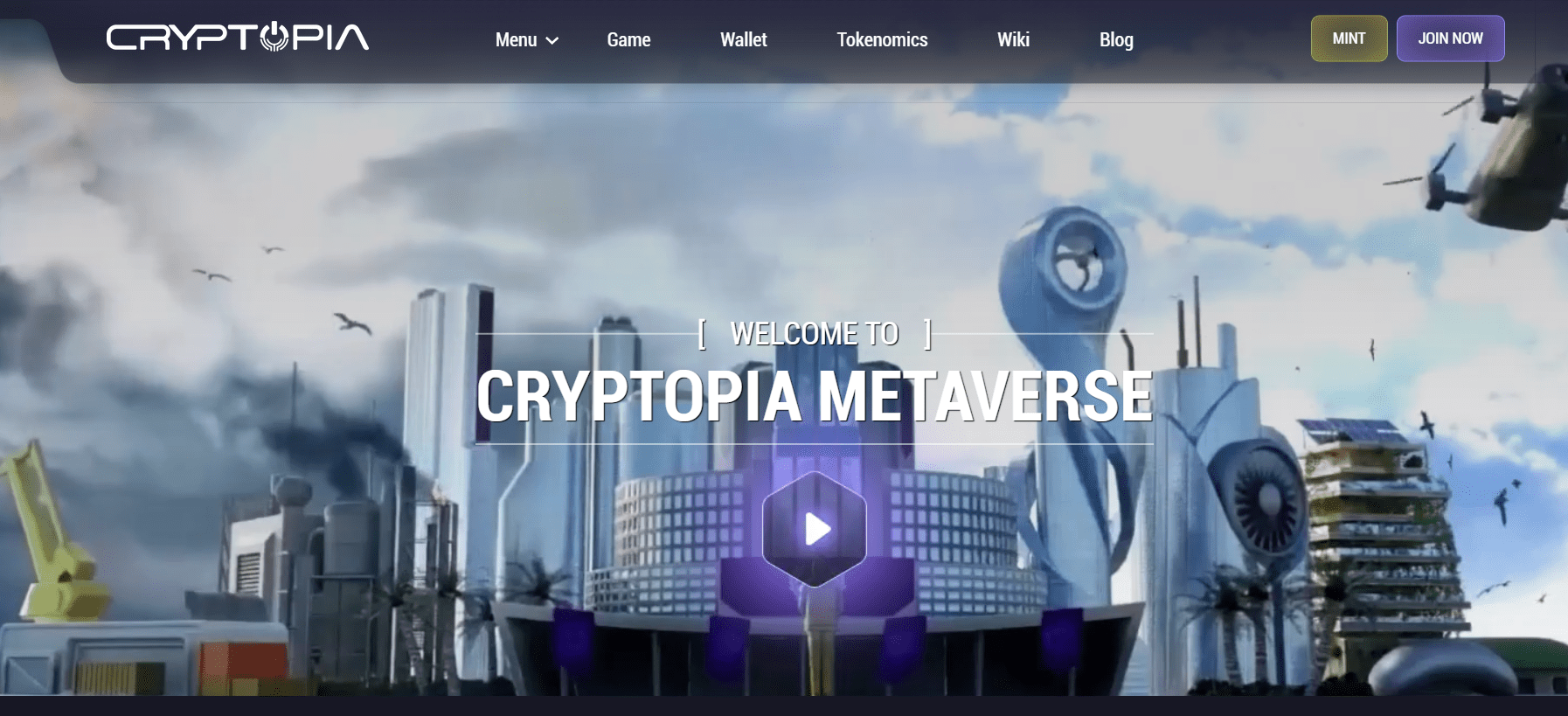 Сайт Проекта Cryptopia