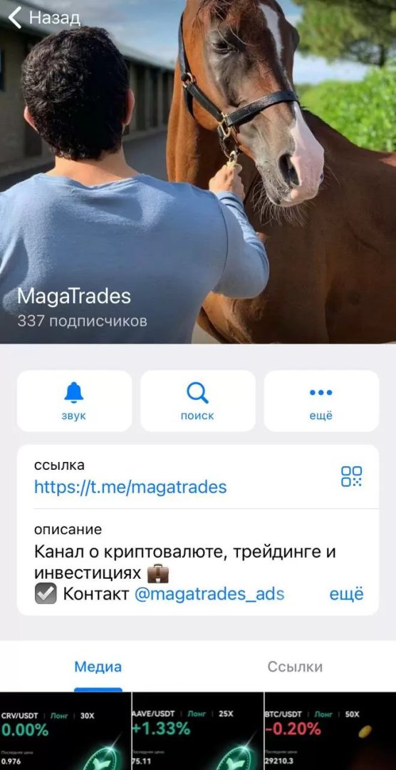 Информация о канале Maga Trades