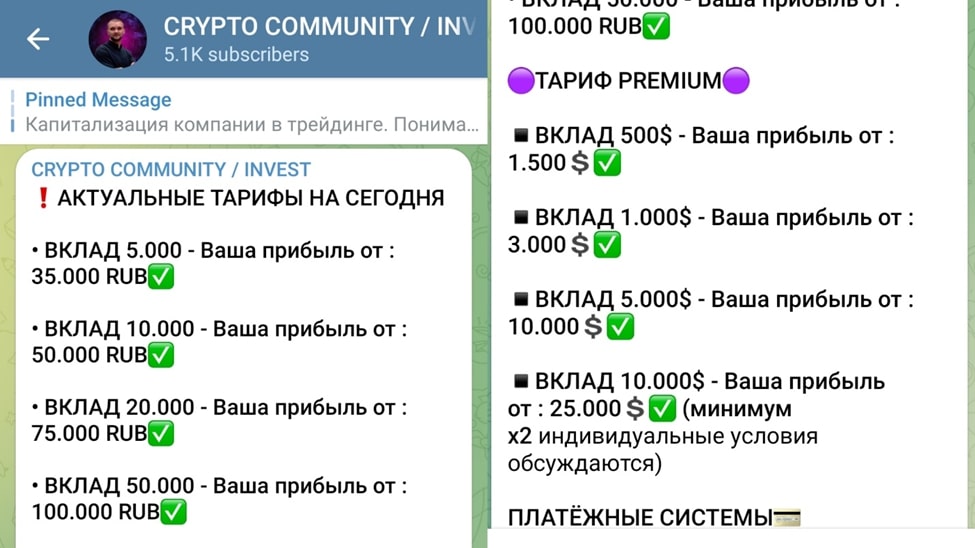 Crypto Community Invest статистика