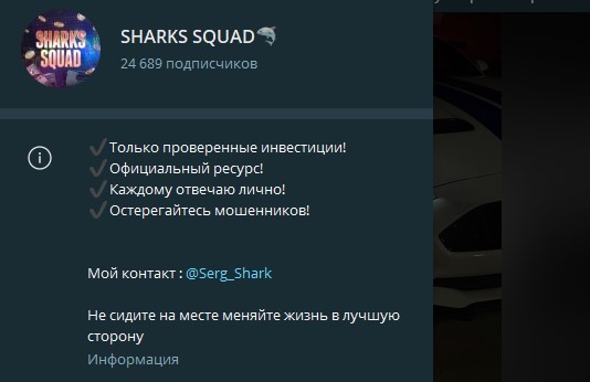 Sharks Squad телеграмм