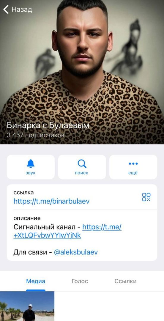 Телеграм-канал «Бинарка с Булаевым»