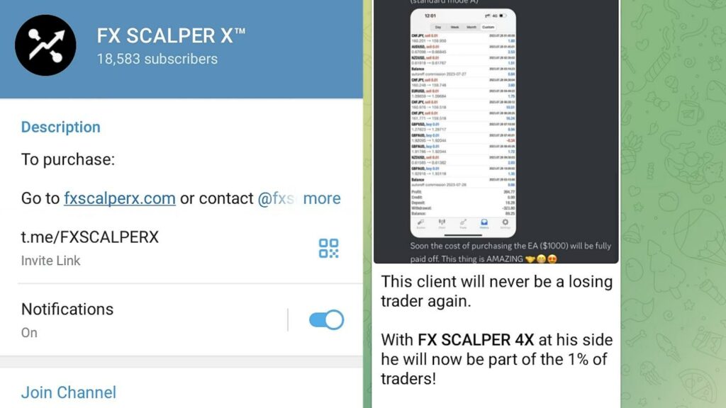 Fxscalperx.com телеграмм