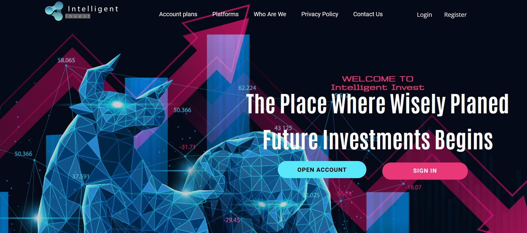 Сайт проекта Intelligent Invest