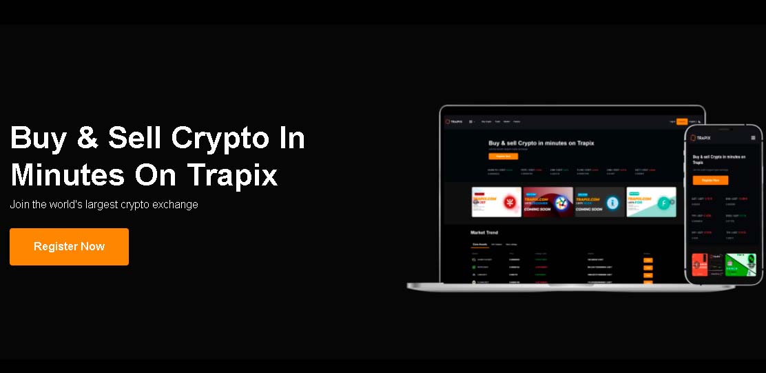 Сайт платформы Trapix