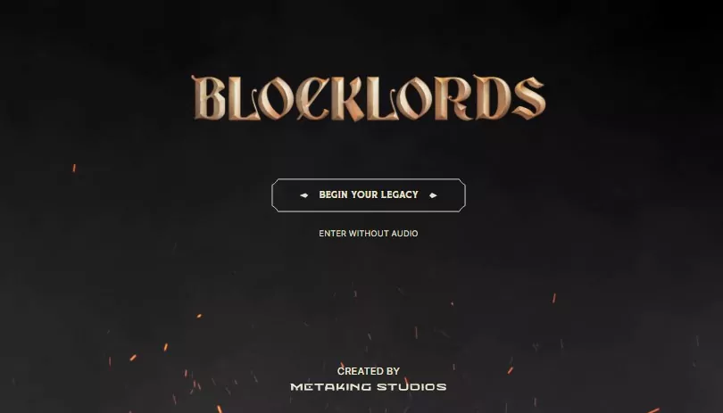 Регистрация на Metaverse BlockLords