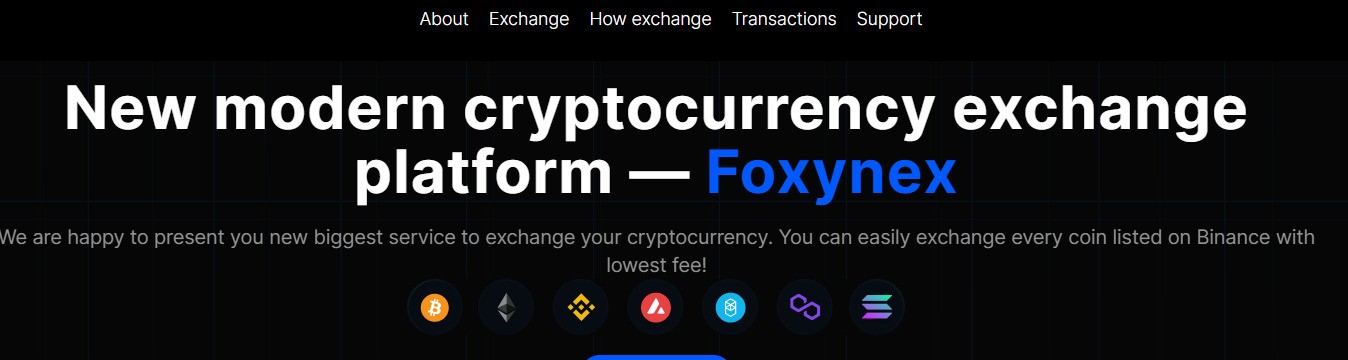 Сайт Обменника Foxynex