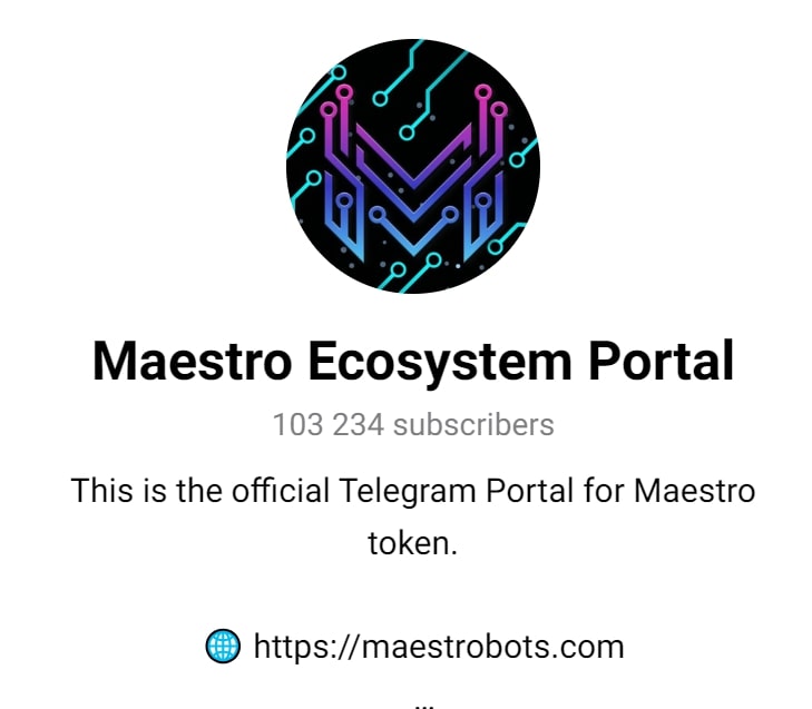 Канал Maestrobots