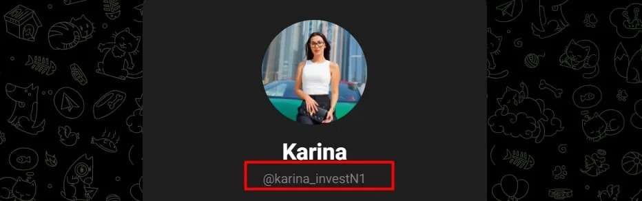 Karina InvestN1 телеграмм