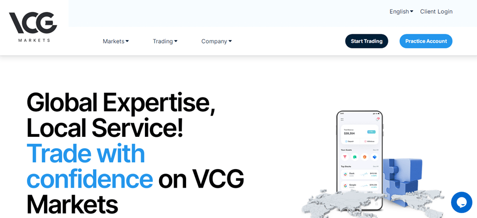 Официальный сайт VCG Markets
